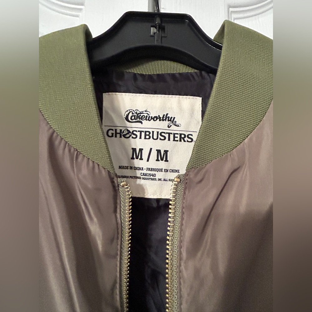 Cakeworthy Ghostbusters Bomber Jacket Ghost Hallo… - image 5